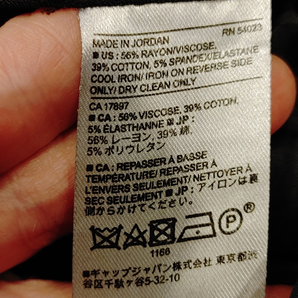 BANANA REPUBLIC Curvy Sloan Slim Pant, black 10 - Picture 10 of 10